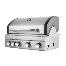 4 Burners Gas Grill with Rear Infrared Burner